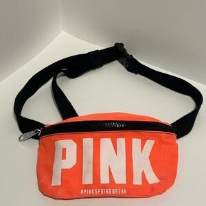 Pink Victoria’s Secret Neon Spring Break Fanny Pack